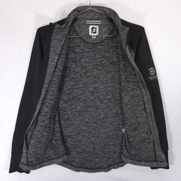 FootJoy Jacket Womens Small Gray Heather Performance Full Zip Beringer Vineyards - Picture 6 of 13